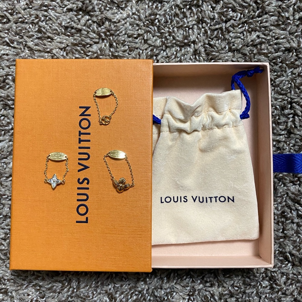 Louis Vuitton blooming strass rings set